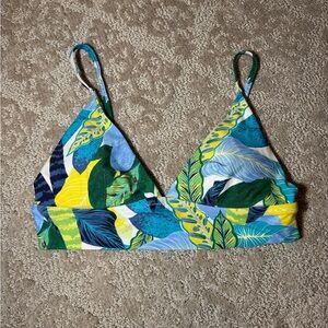 Aerie Tropical Print Women's Triangle Swim Top